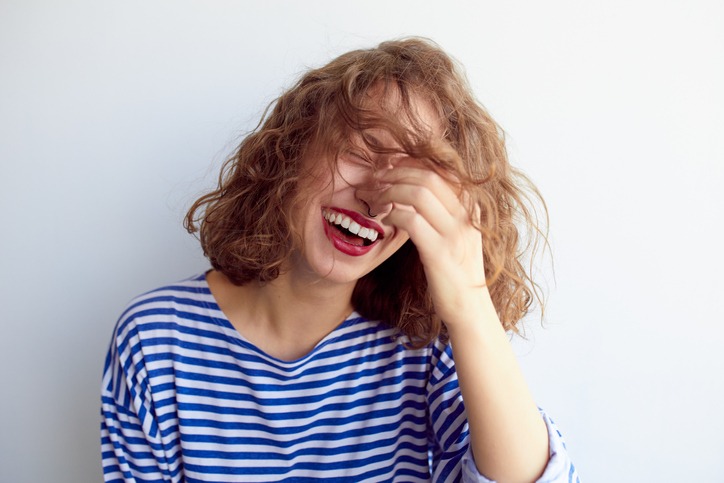 Laughing woman