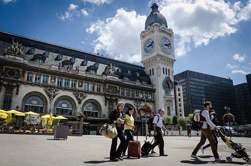 Tourists in France