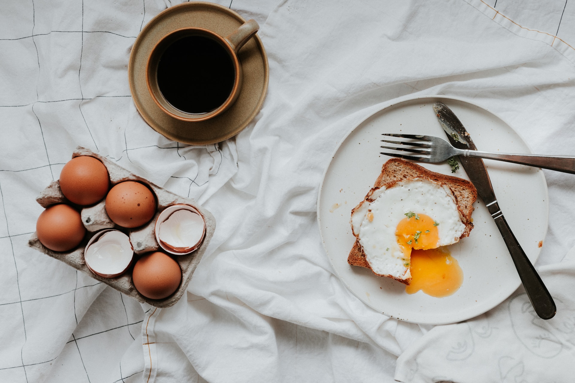 coffee and eggs