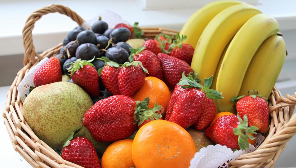 a basket of fruits