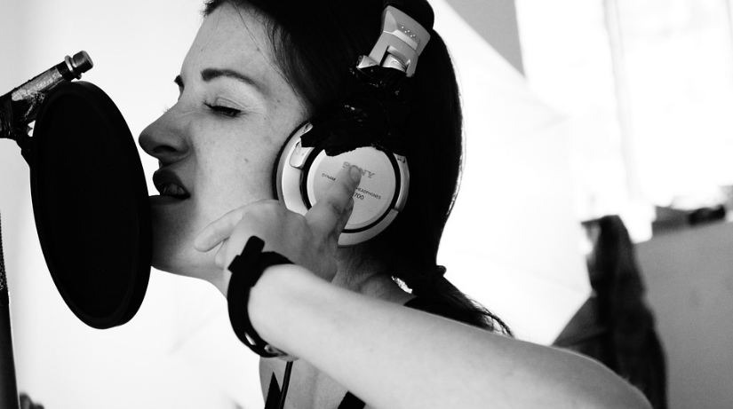 woman-singing-headphones