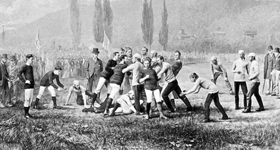 The McGill and Harvard Football Game